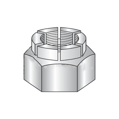 Flexible Top Lock Nut, 5/16-18, Steel, Cadmium Plated, 0.15 In Ht, 500 PK